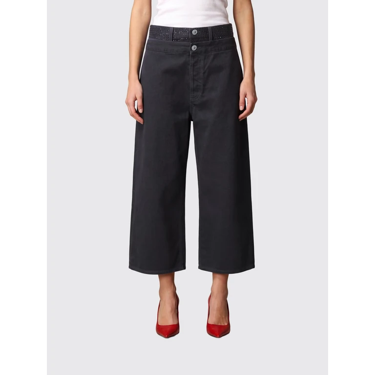 THE ATTICO Jeans Woman color Black (261WCP00324DDD104TR100)