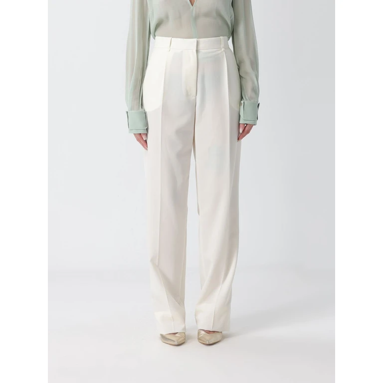 Pantalón de Sastrería en Gabardina Mezcla de Lana Virgen