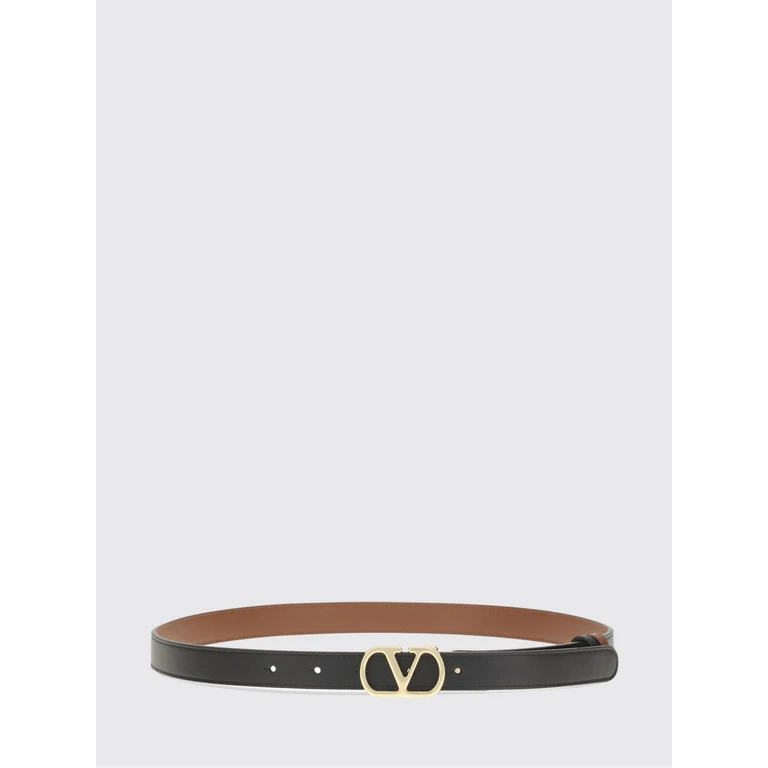VLogo Signature Adjustable Smooth Calf Leather Belt (T0SU8ZDMDRN)