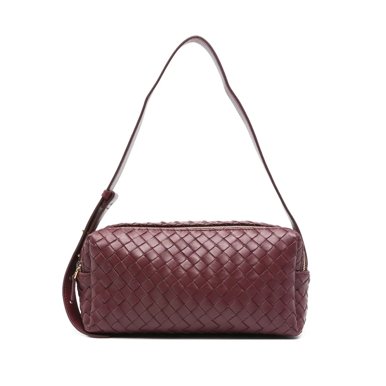 Trousse Woven Leather Shoulder Bag