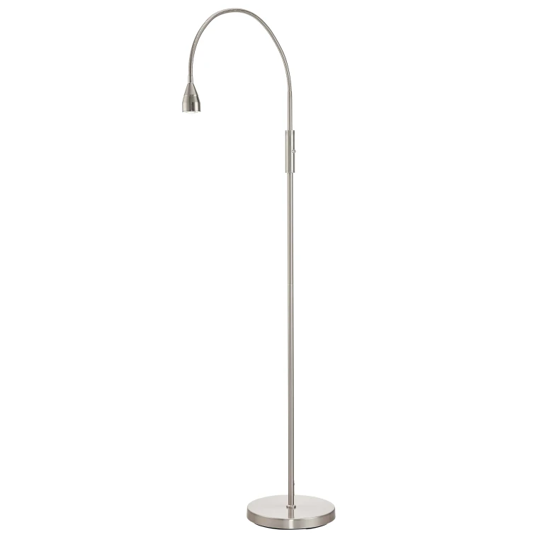 FOCUS PRO Natural Daylight Replaceable-LED Floor Lamp - Nickel