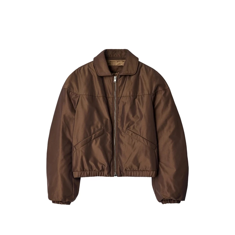 Quilted Blouson In Water-repellent Canvas