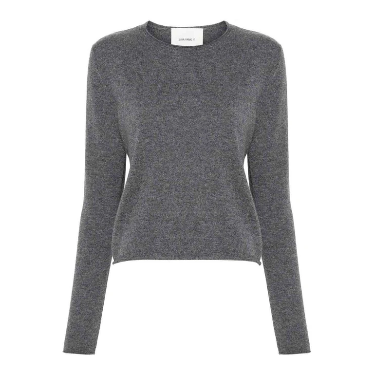 Pull Col Rond - Gris (2023073GRAPHITE)