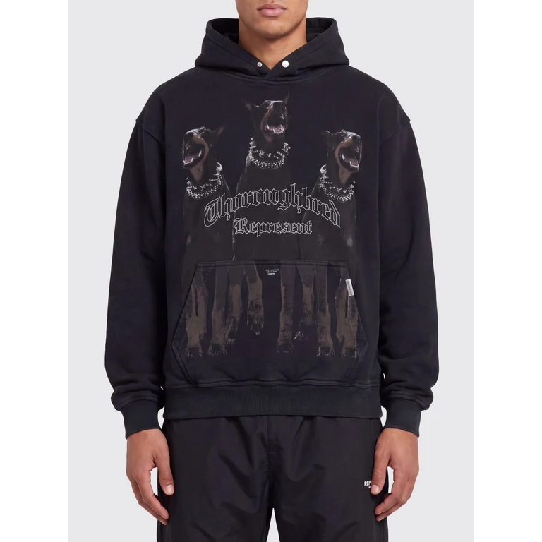 Sweatshirt Men color Black (MLM41134VINTAGEBLACK)