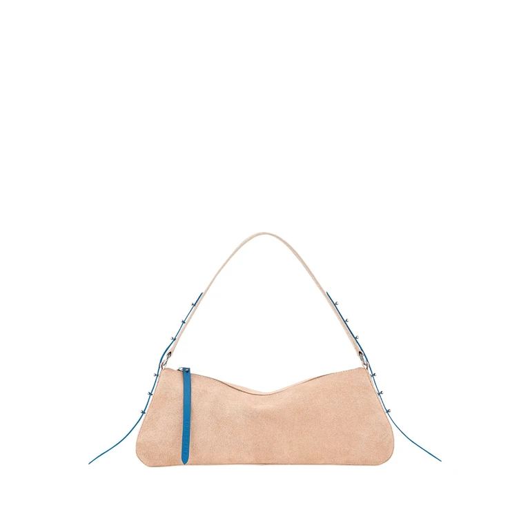 `Re-Play Croco` Small Shoulder Bag