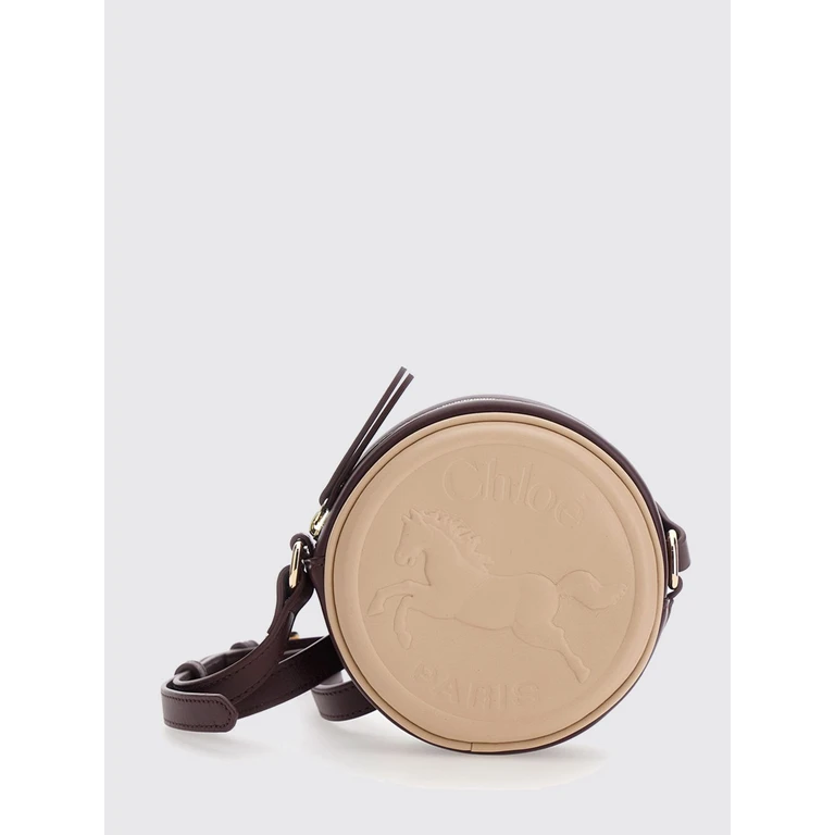 Bolso bandolera CHLOÉ de piel de cabra marrón