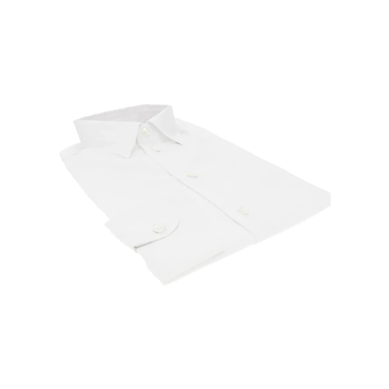 Micro-textured cotton shirt Man 39