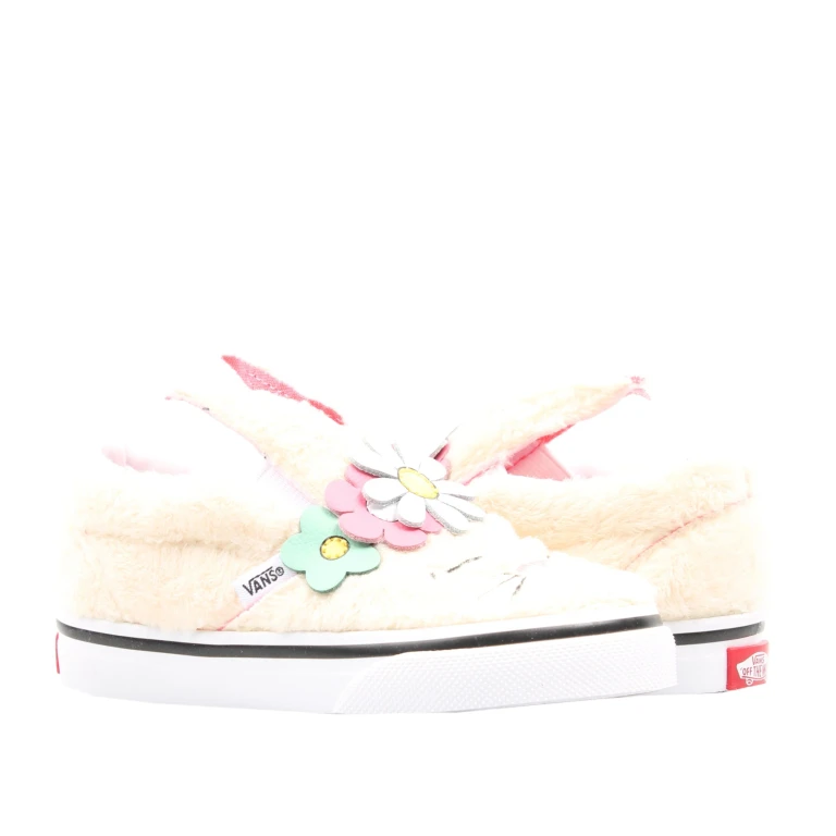 Bunny Flower Crown Baby/Toddler (TD) Sneakers - Low-Top