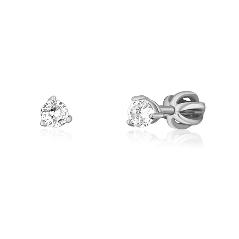 Charming silver stud Orecchini con zircons SVLE1501XH2BI - Diameter: 0.3 cm
