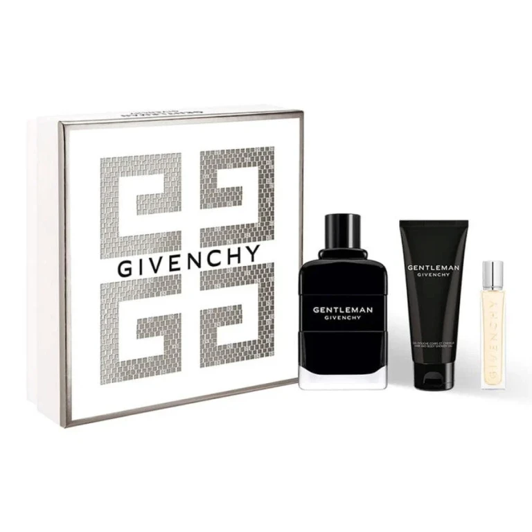 Set Givenchy: Gentleman, Eau De Parfum, per uomo, 100 ml + Gentleman, detergente, gel doccia, su tutto il corpo, per tutti i tipi di pelle, 75 ml + Ge