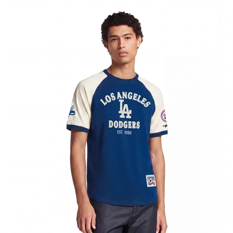 Dodgers First Team Raglan Tee - Blue