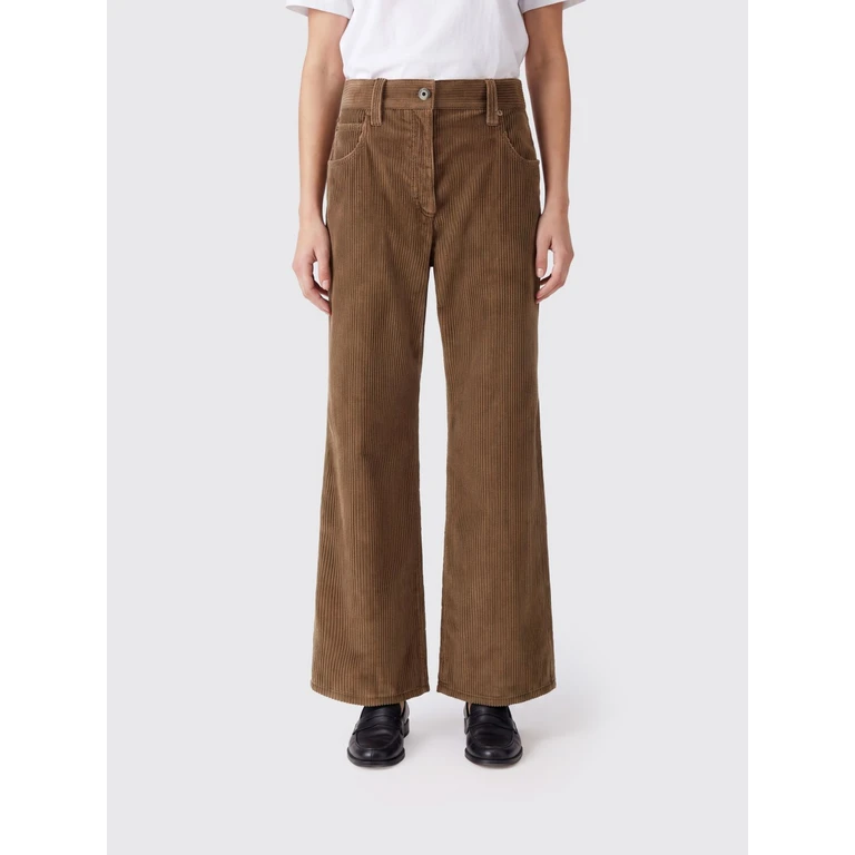 Pantalon en velours côtelé de coton Brunello Cucinelli