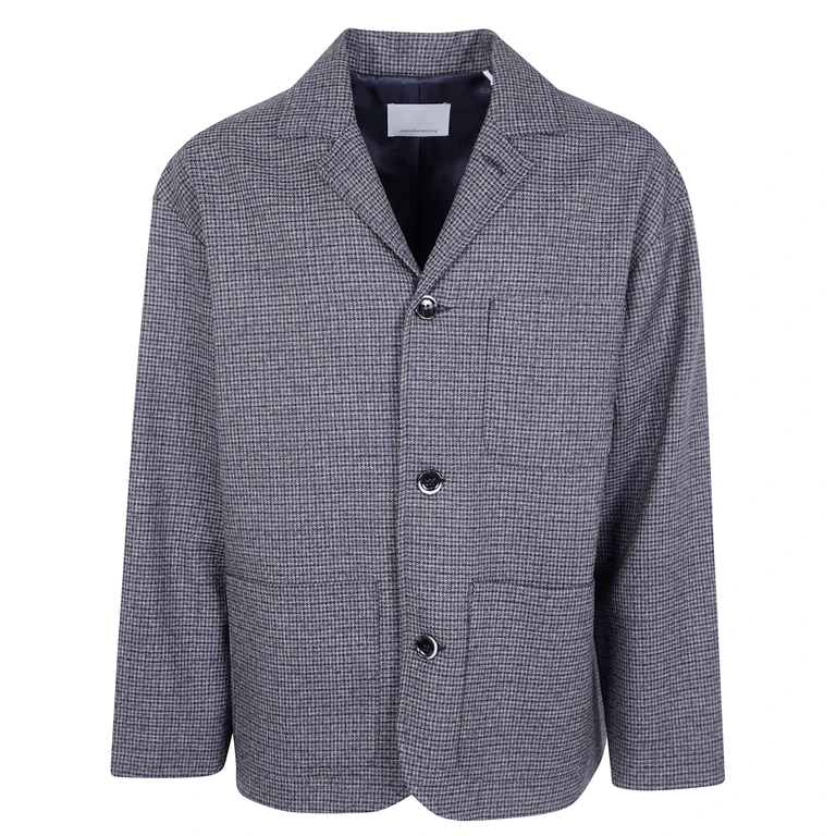 Jacket Oversized "Micro Pied Et Poule"