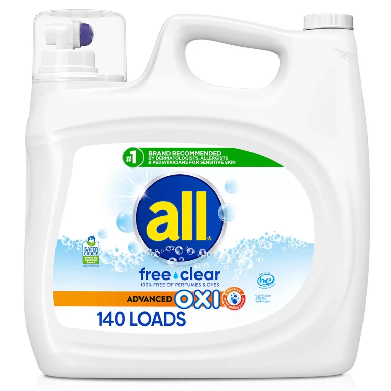 Liquid Laundry Detergent, with Advanced OXI Stain Removers, 208oz, 140 loads