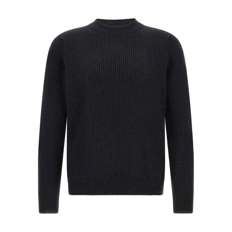Pull col rond Zanone - Bleu marine