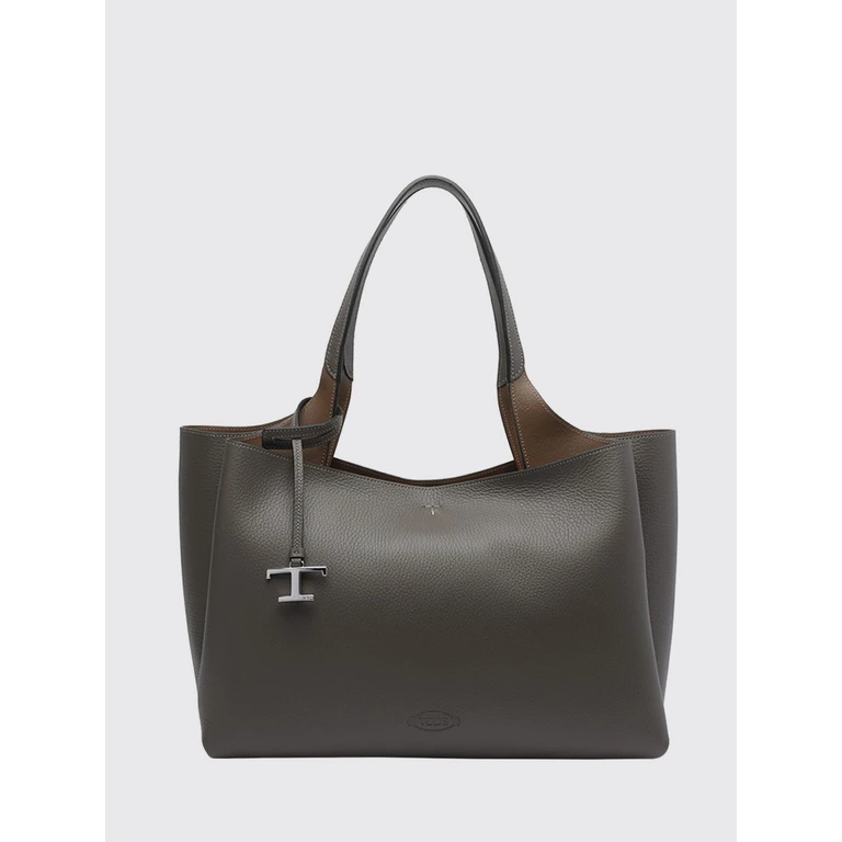 TOD'S Medium Hammered Leather Shoulder Bag with Hook Closure (XBWAPAF9300QRI6L22)