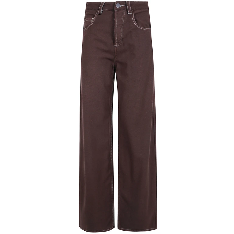 Pants Wool Brown "Phyllis"