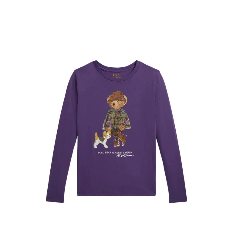 T-Shirt Long Sleeve "Bear And Dog"