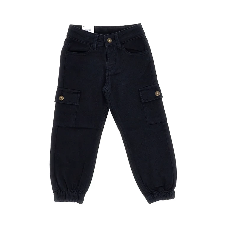 Stretch cotton cargo pants Kids 3Y