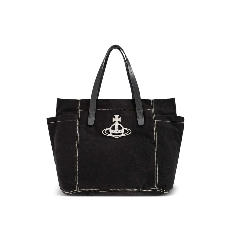 Vivienne Westwood Sac Cabas - Noir (4D02000PUW01AYN401)