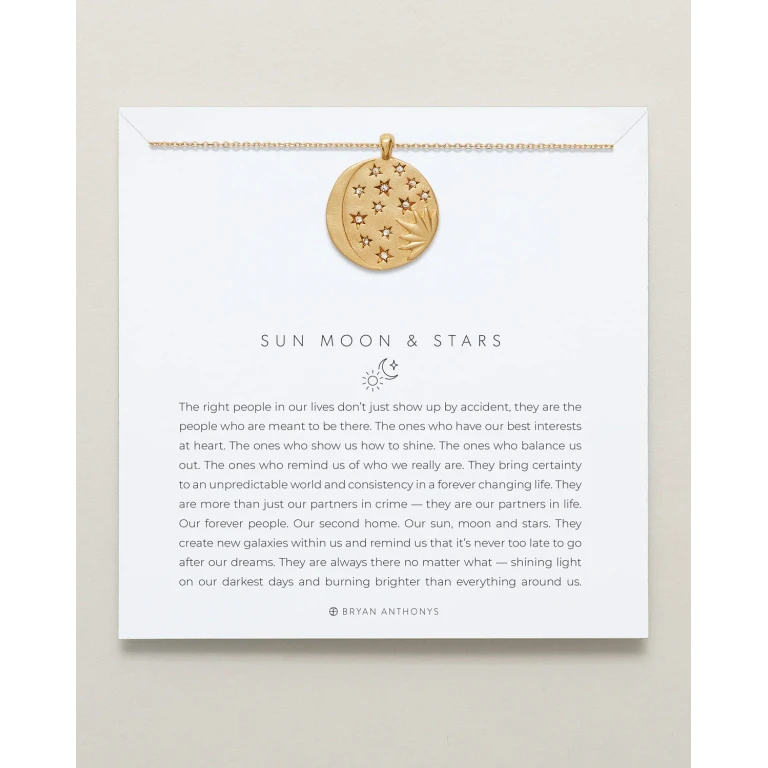 Sun Moon & Stars Necklace