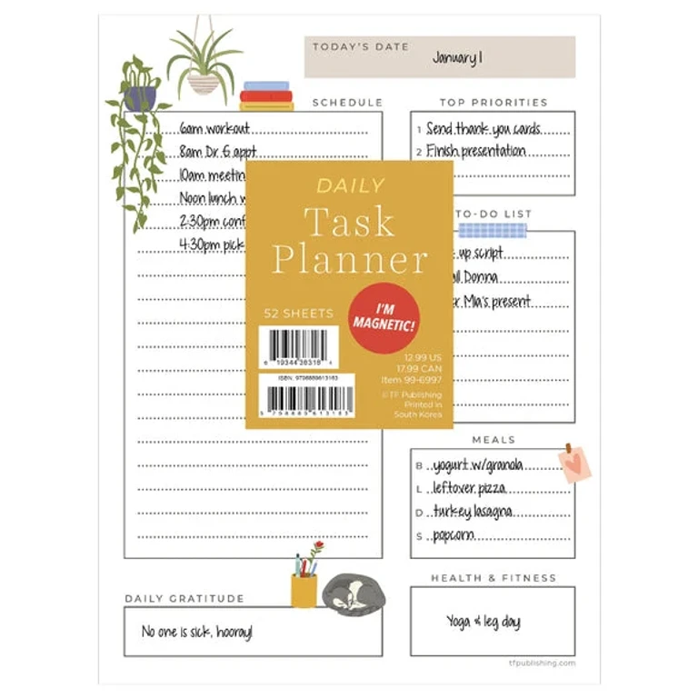 Everyday Daily Task Pad