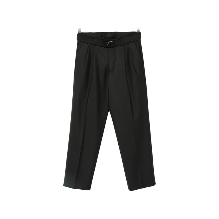 Belted Pleated Trousers