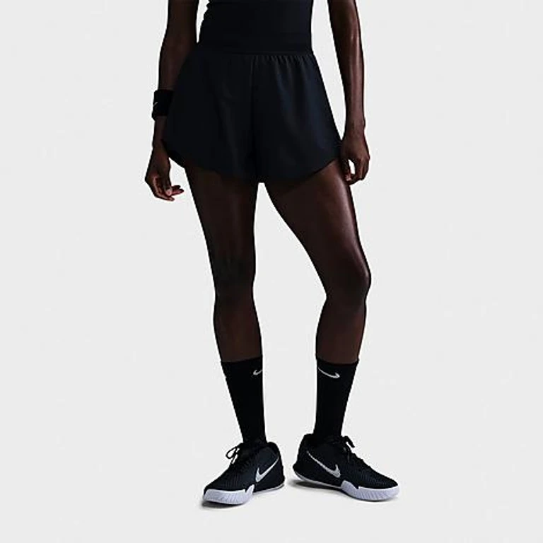 Court Ace Advantage Dri-FIT Tennisshorts in Schwarz