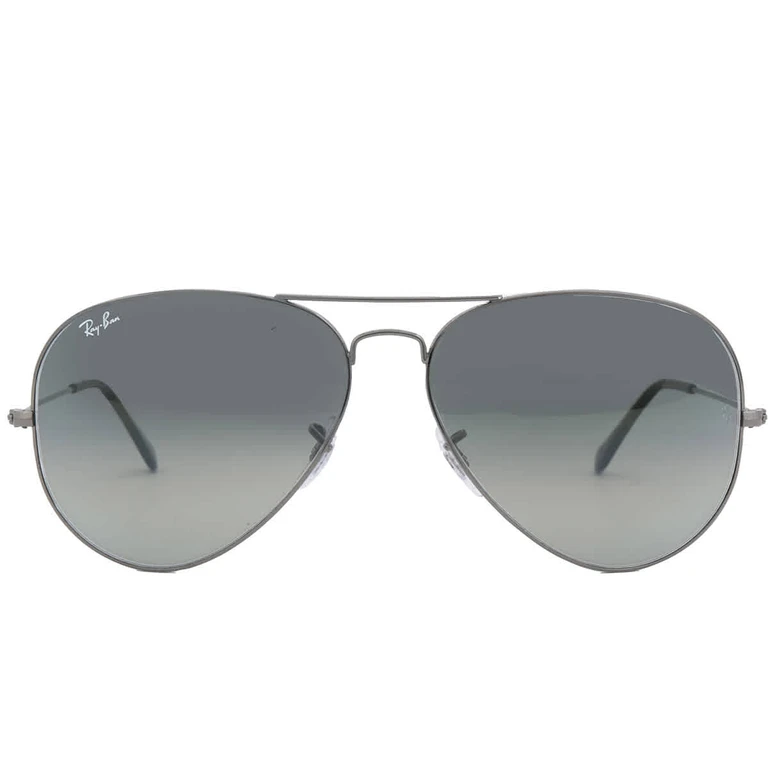 Ray Ban Aviator Gradient Grey Unisex Sunglasses RB3025 004/71 62