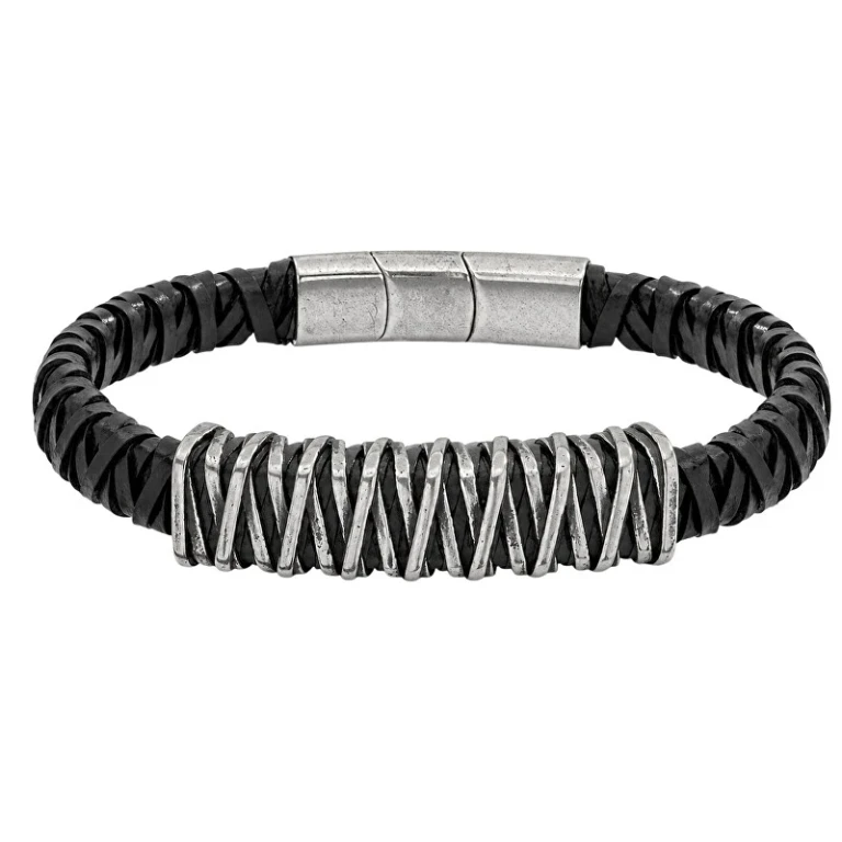 Stylish leather Bracciale da uomo PEJGB2112302