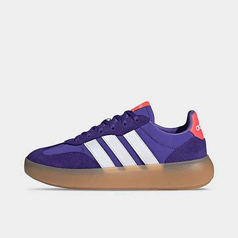 Big Kids Barreda Decode Casual Shoes in Solar Purple/White/Solar Turbo Size: 3.5