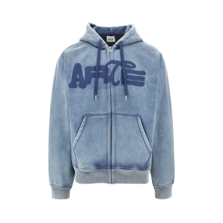 Stencil Sunfade full-zip hoodie Man S