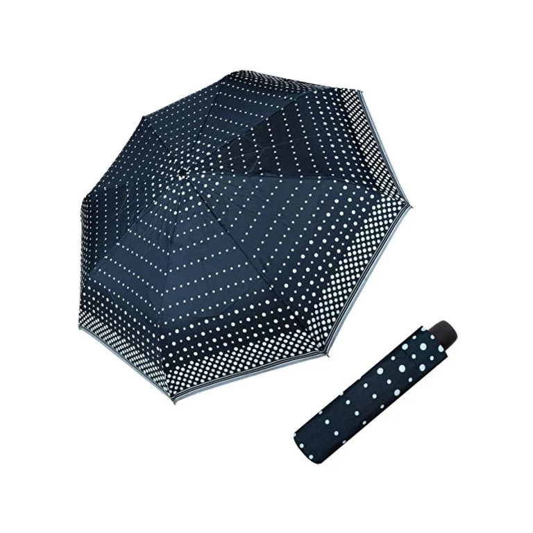 Folding umbrella Hit Mini Dots Black 70065P10CZ — Umbrella