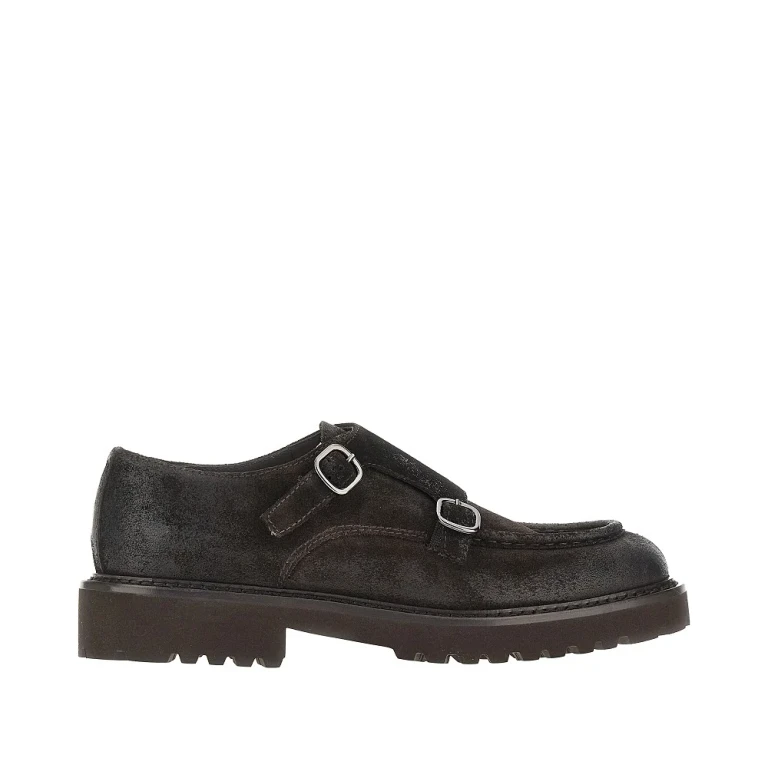 DOUCAL'S Suede leather Double Monk shoes Man 40