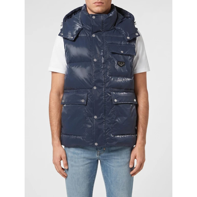 Suit Vest Men color Blue (LADCMRC0218PNY002N14)