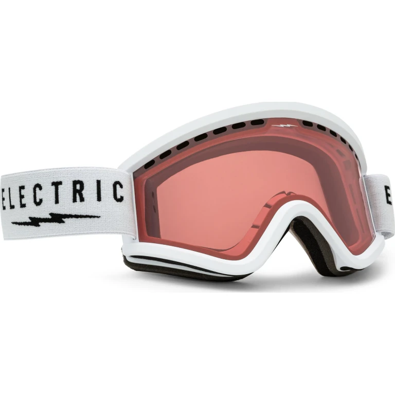 EGV Goggles - Matte White - Rose Lens
