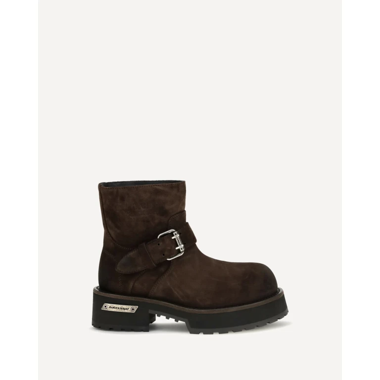Venom mini waxed suede calf leather ankle Boots Female 36