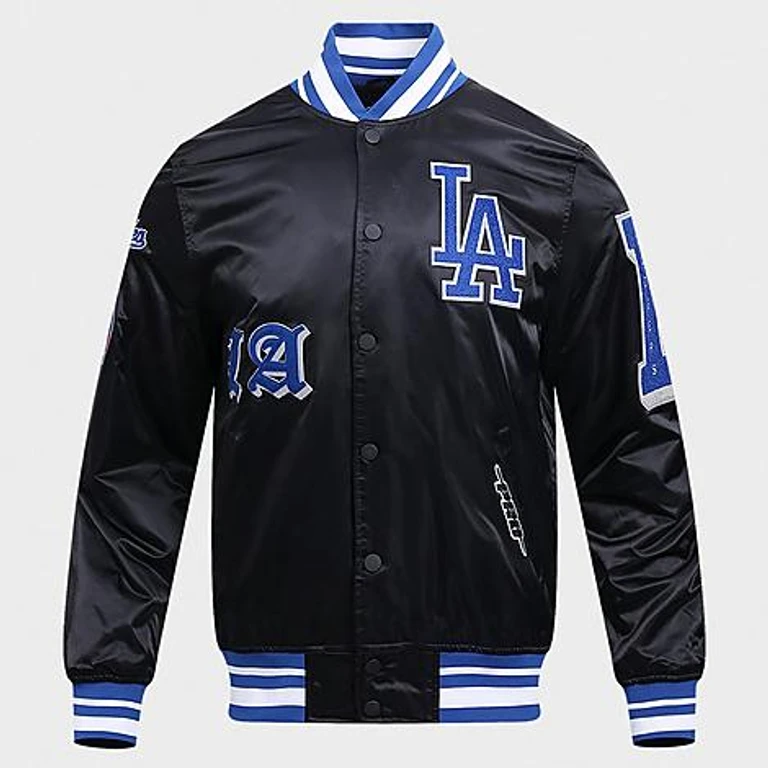 Chaqueta de satén Pro Standard Los Angeles Dodgers MLB Old English