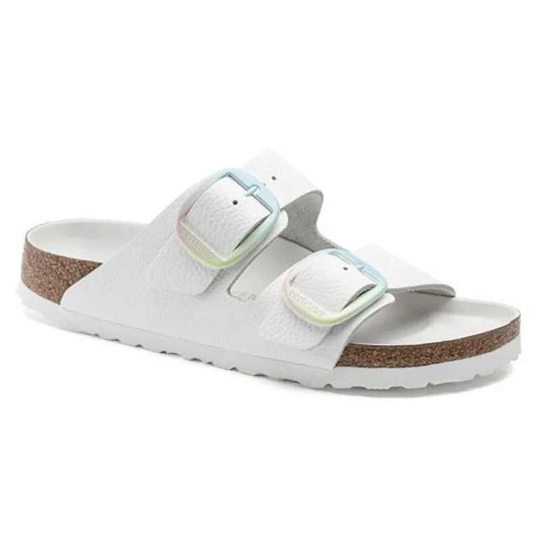Women's Arizona Big Buckle Natural Leather Sandals