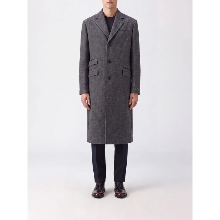 Coat Men color Grey (CAL05B4CBGU)