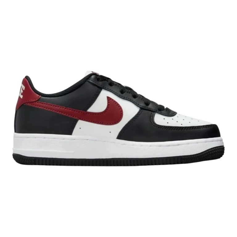 Air Force 1 '07 Men's Sneakers - Black & Dark Team Red Low-Top