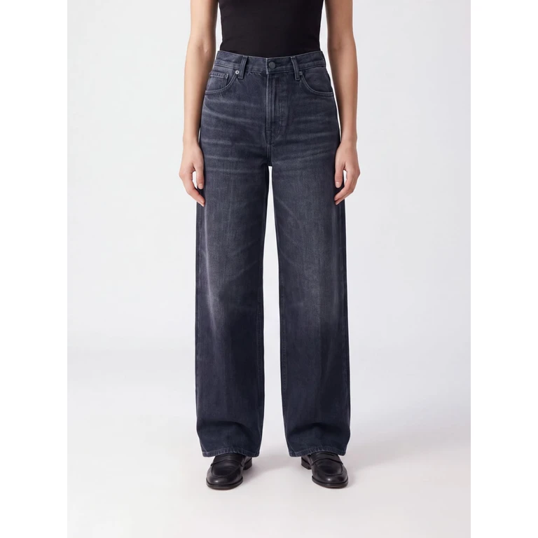 Earl Mid-Rise Wide-Leg Jeans in Denim with Five-Pocket Design (HEW03296DF119L0938)