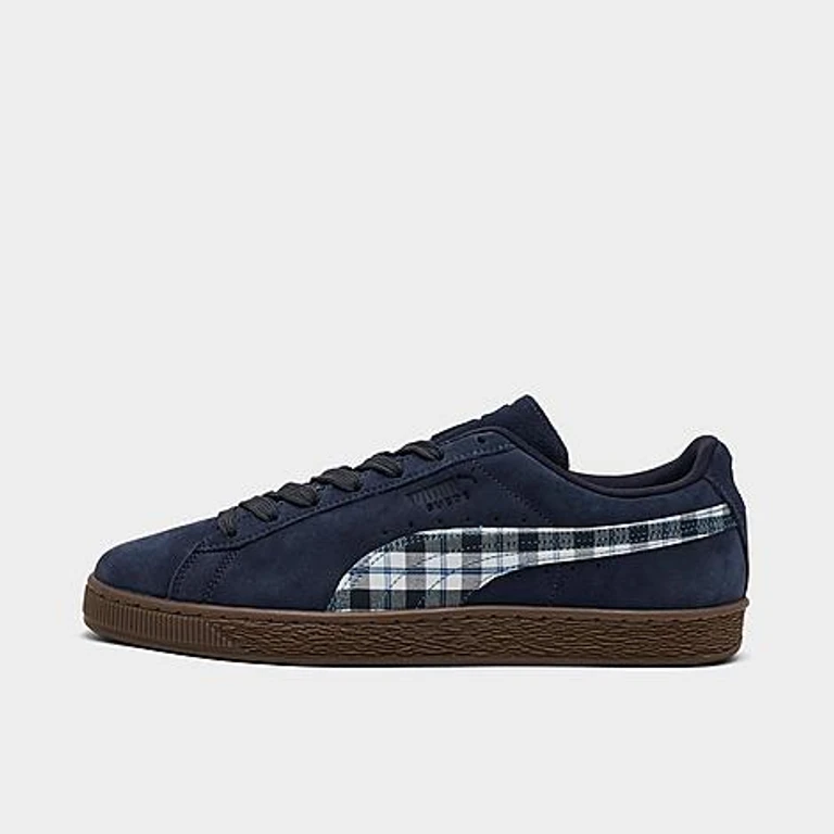 Men's Puma Suede Patch Casual Shoes in New Navy Size: 8.0