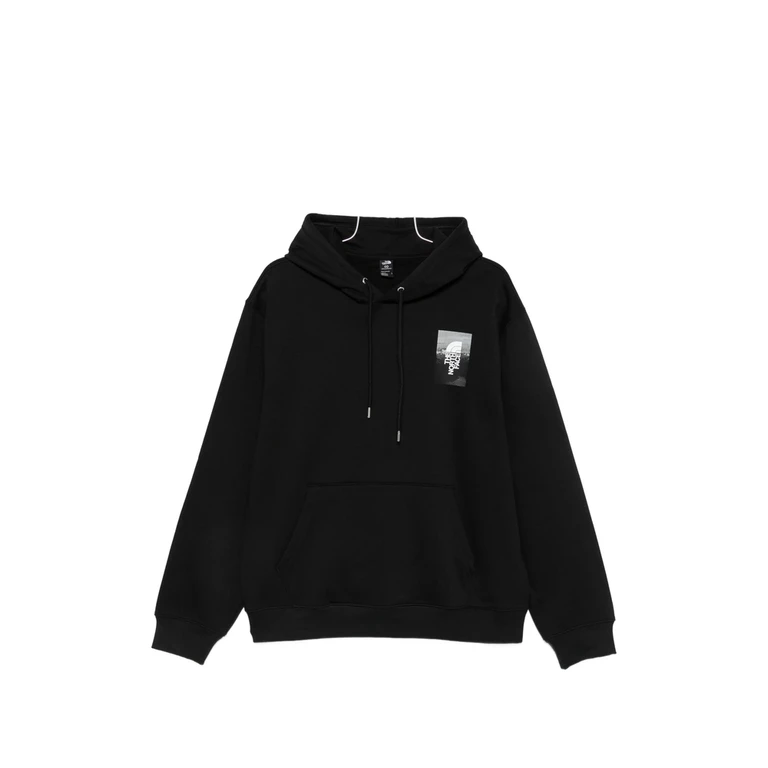 Graphic-print Drawstring Hoodie