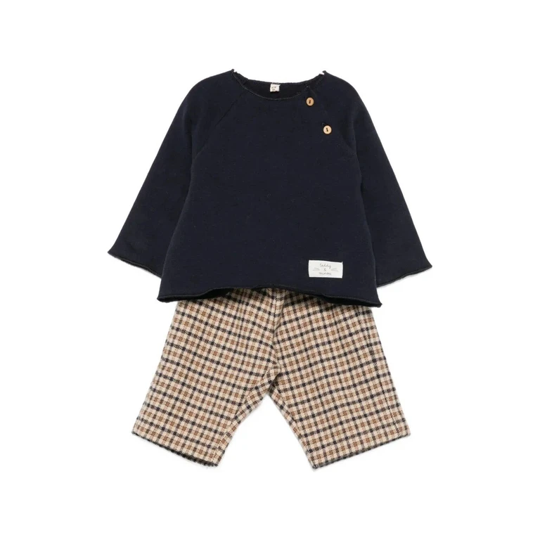 TEDDY MINOU Tracksuit Set Cotton "A26tdf0010c3146 497 Blue Navy"