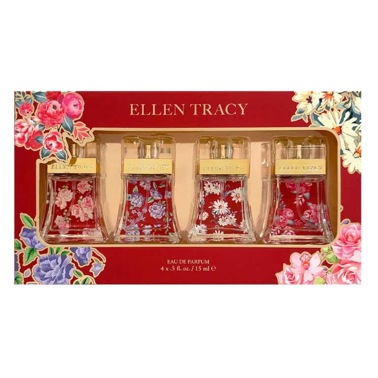 Set Ellen Tracy: Sensational, Eau De Parfum, da donna, 15 ml + Brilliant, Eau De Parfum, da donna, 15 ml + Dazzling, Eau De Parfum, da donna, 15 ml +