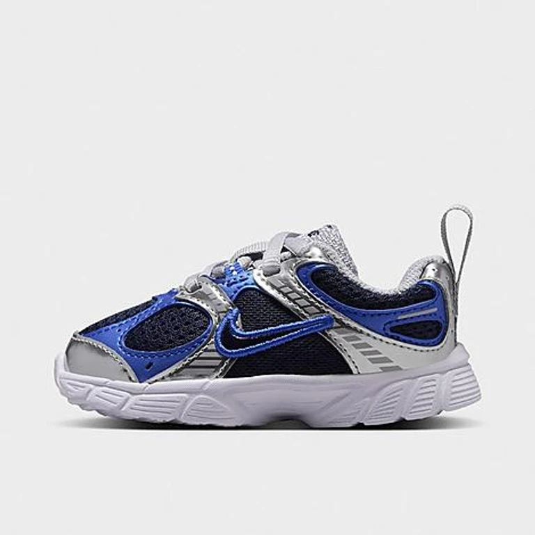 Nike Kids Toddler V5 RNR Stretch Lace Casual Shoes in Blue Eclipse/Racer Blue/Wolf Grey Size: 2.0