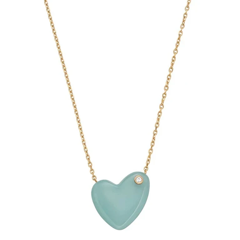 Romantic Sofie Sea Glass Gold Plated Collana SKJ1801710
