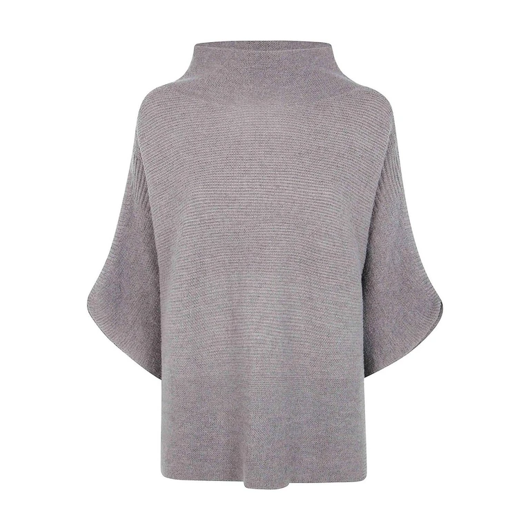 KnitKnit Pull Col Roulé - Marron (K43MUD)
