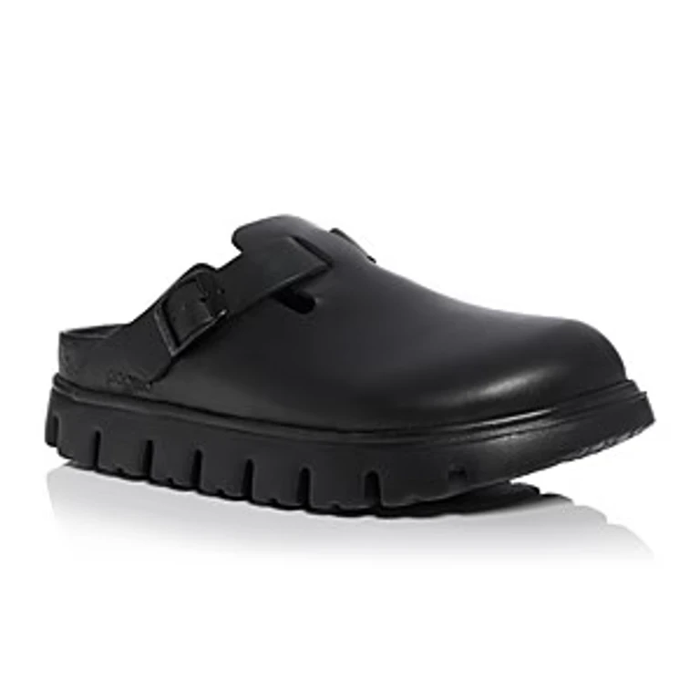 Boston Chunky Leather Clogs